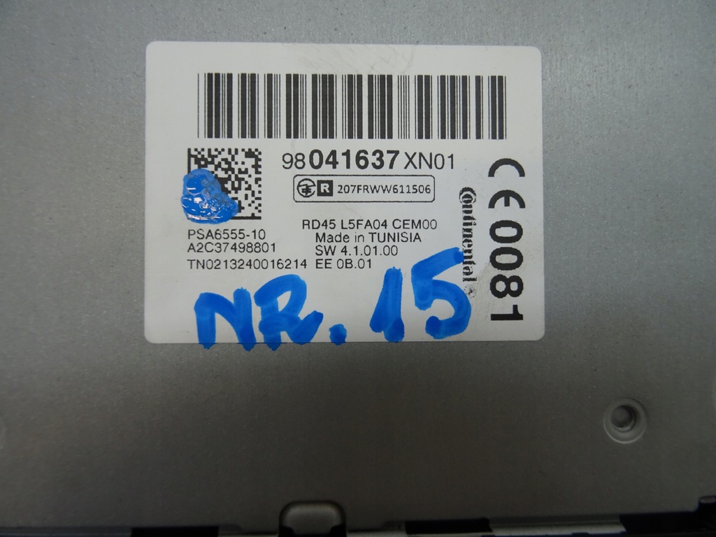 фото №7, Радіо радіопрогравач cd peugeot rcz 98041637xn