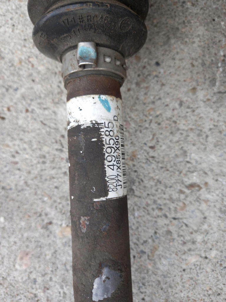 фото №5, Привідний вал короткий ліва renault modus 1.5 dci 04-12