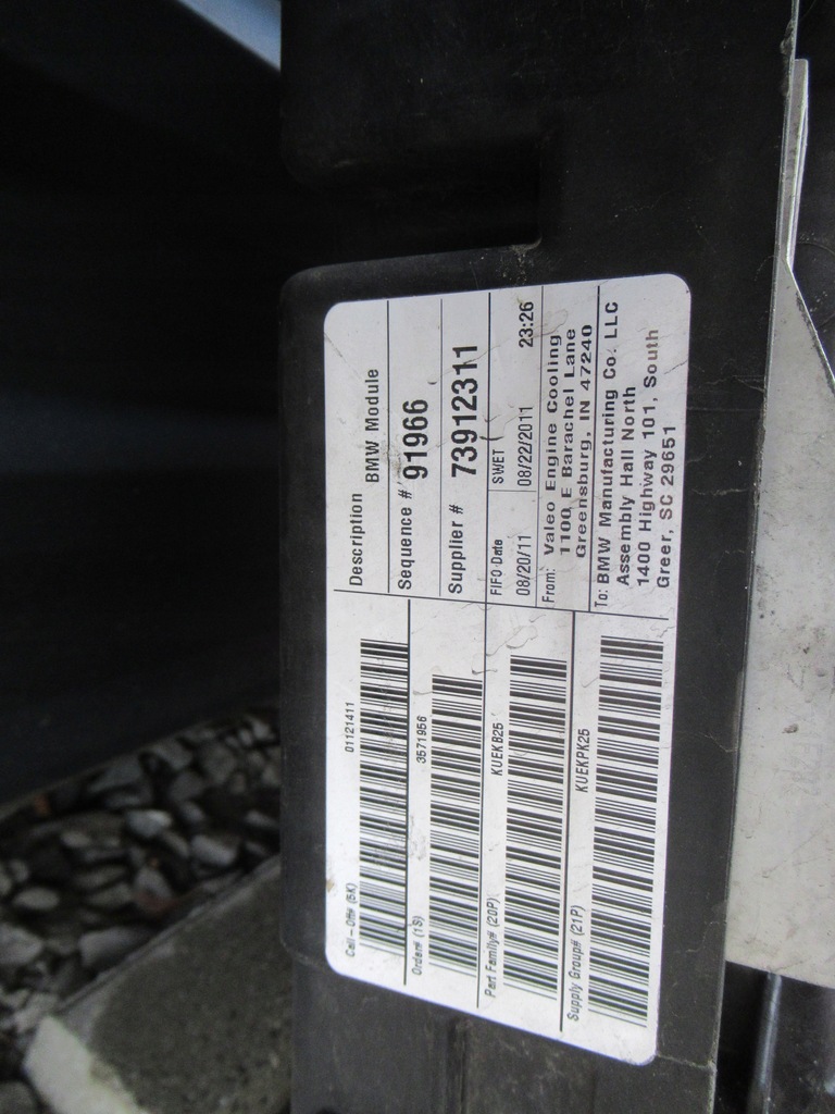 фото №6, Bmw x3 f25 комплект радіатор вентилятор 3.0i n55