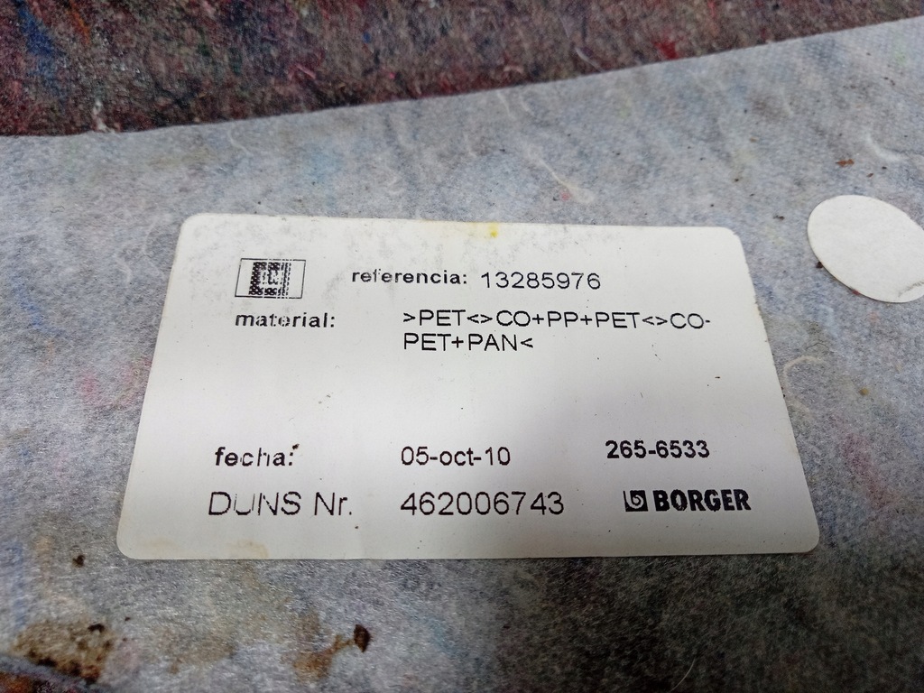 фото №5, Opel meriva b обшивка ниша багажника 13285976