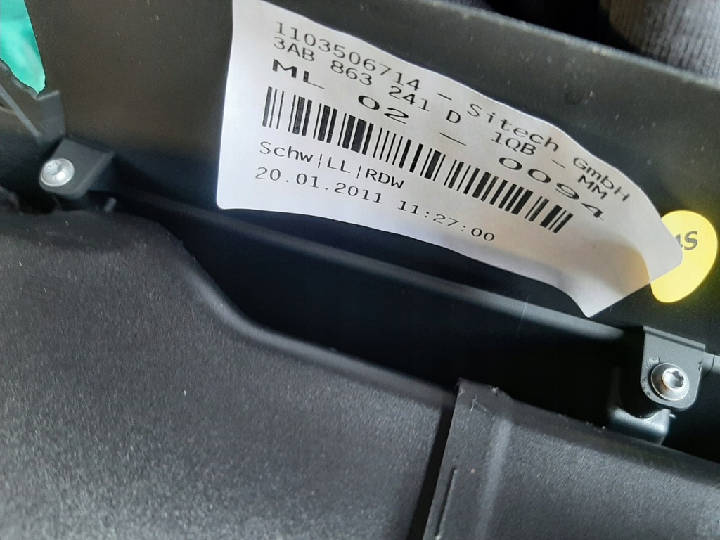 фото №8, Vw passat b7 kombi туннель средний подлокотник 3ab863241d