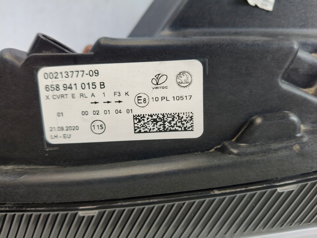 фото №10, Лампа ліва фара skoda kamiq 658 18- full led