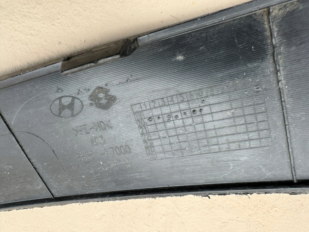 фото №14, Hyundai i10 iii 3 19-23r накладка-спойлер спойлер накладка бампера перед 86591-k7000