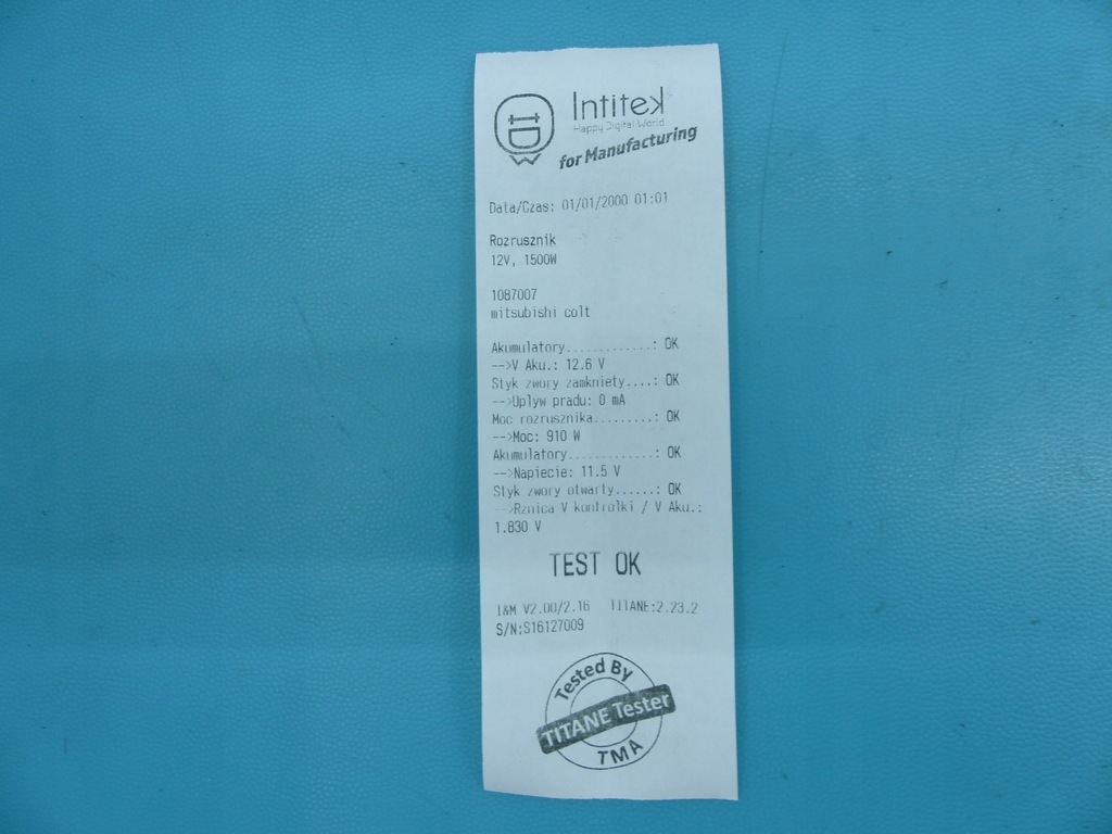 фото №6, Test стартер mitsubishi colt 96-04 md301348 1.6