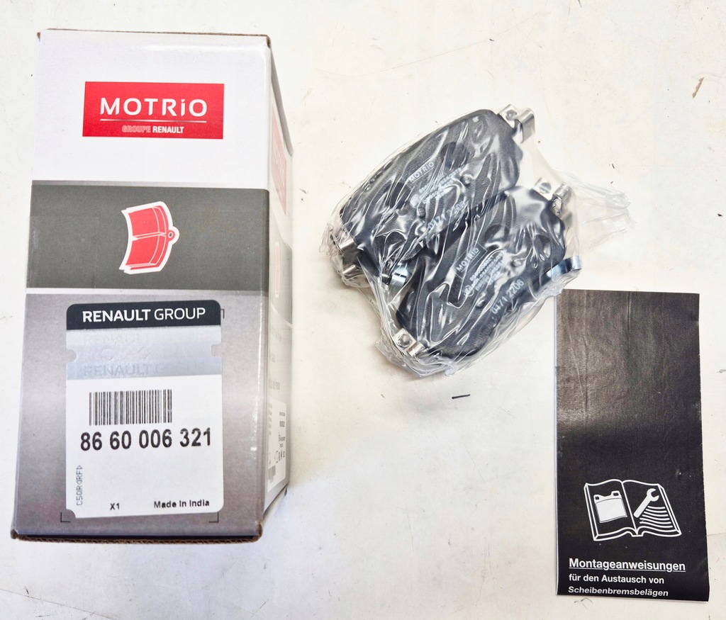 фото №5, Oryg тормозные колодки тормозные задняя renault motrio renault kadjar koleos i