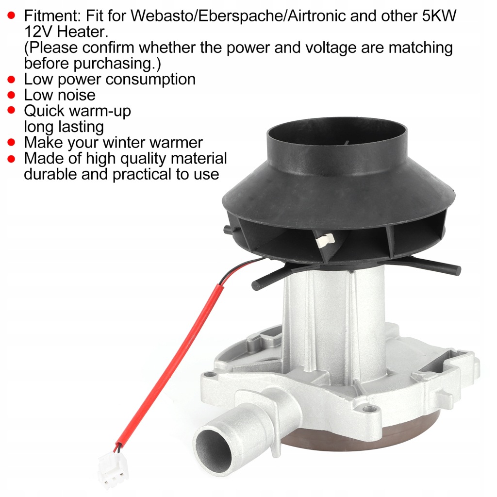 фото №15, Модуль двигателя вентилятор 5kw 12v отопитель