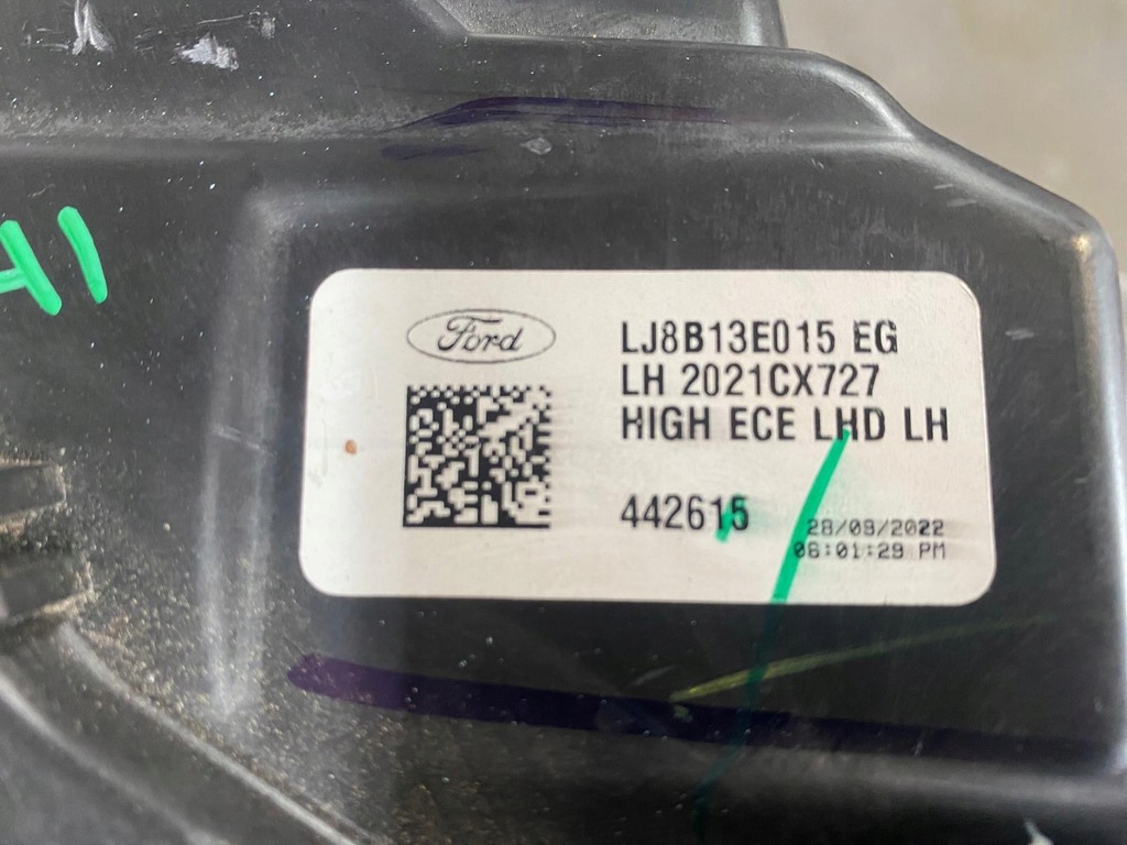 фото №11, Лампа левая передняя ford mustang mach e левый перед full led