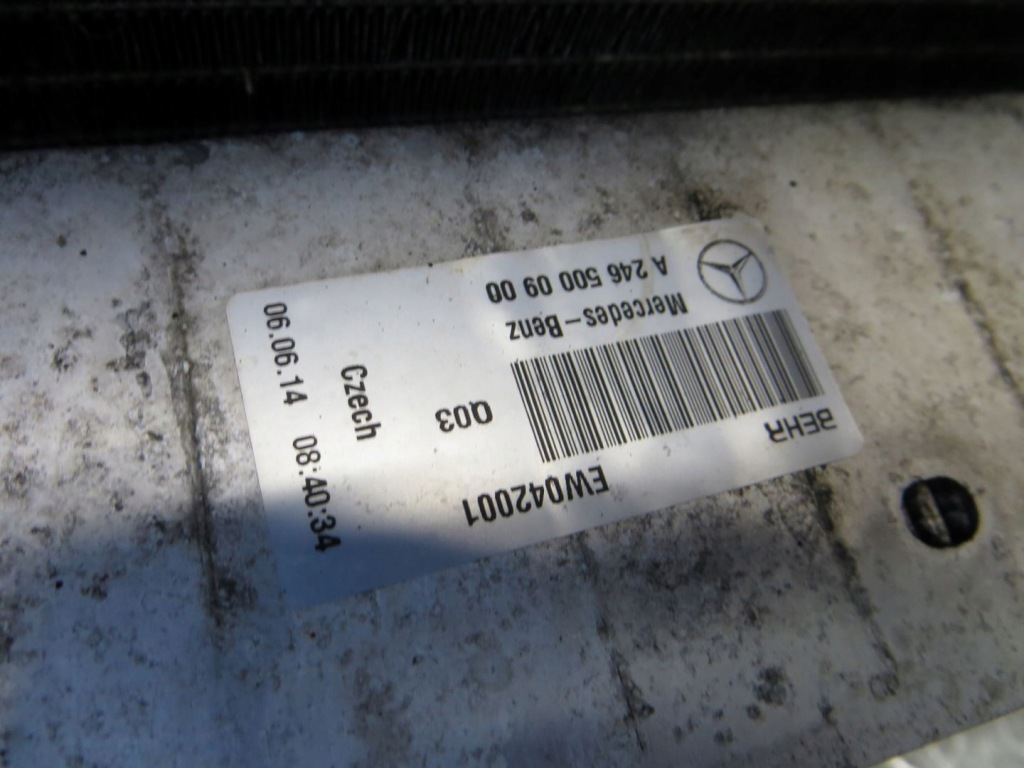 фото №10, Mercedes w176 1.5 радіатор вентилятор kpl 12-