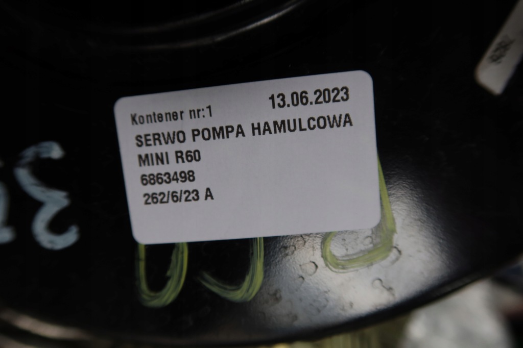 фото №4, Підсилювач гальм насос гальмівна mini r60 6863498