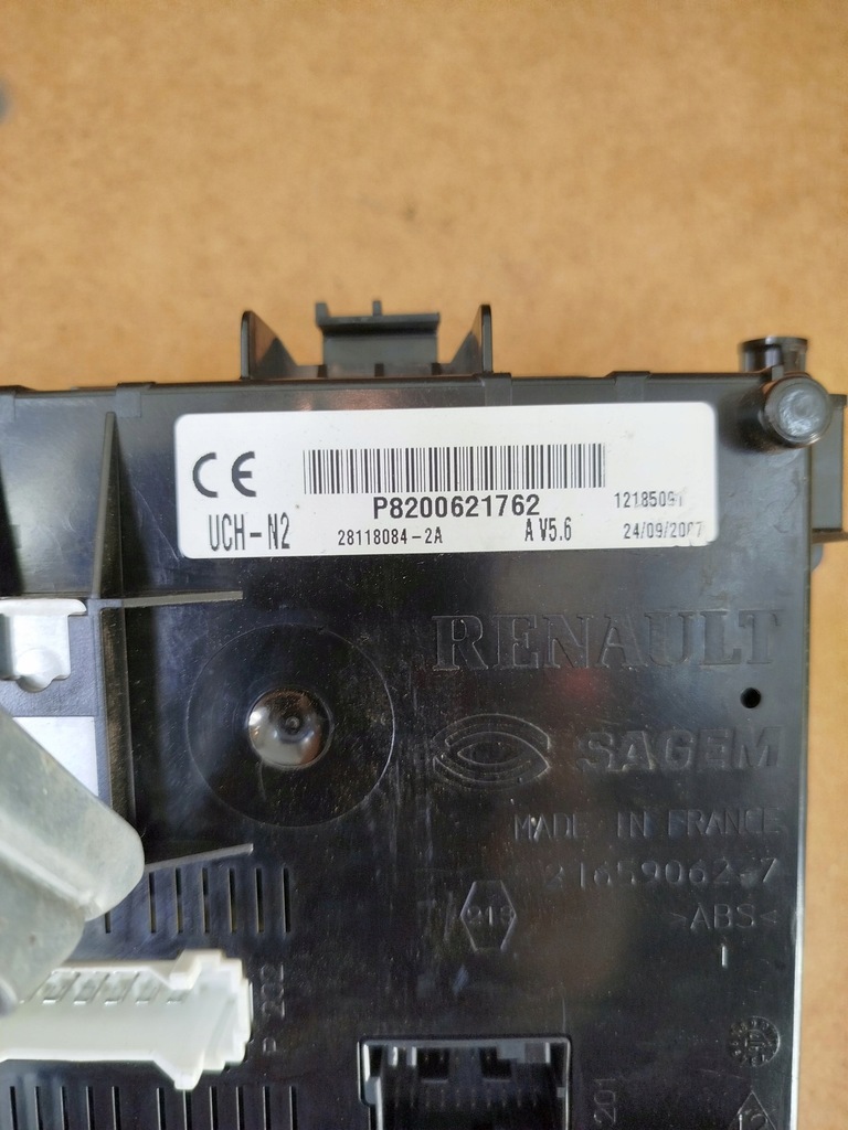 фото №3, Модуль uch коробка renault clio ii 8200621762