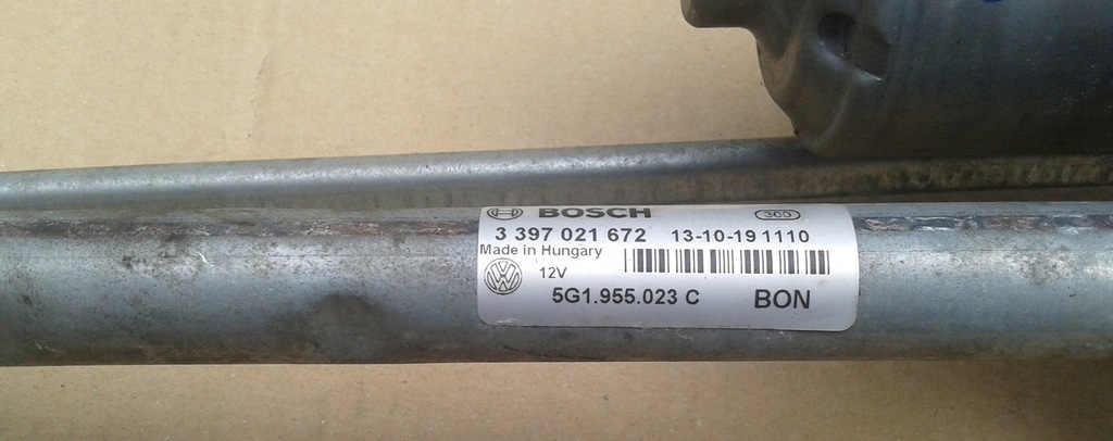 фото №9, Механизм дворник vw golf 7 vii 5g1955119a