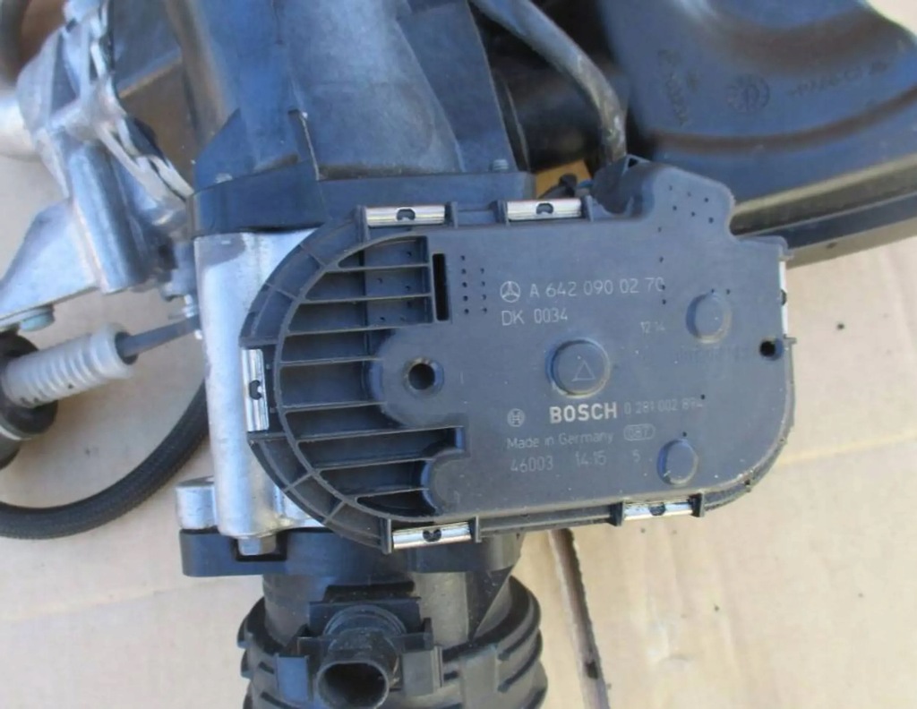 фото №1, Mercedes w212 w221 3.5 cdi дросельна заслінка