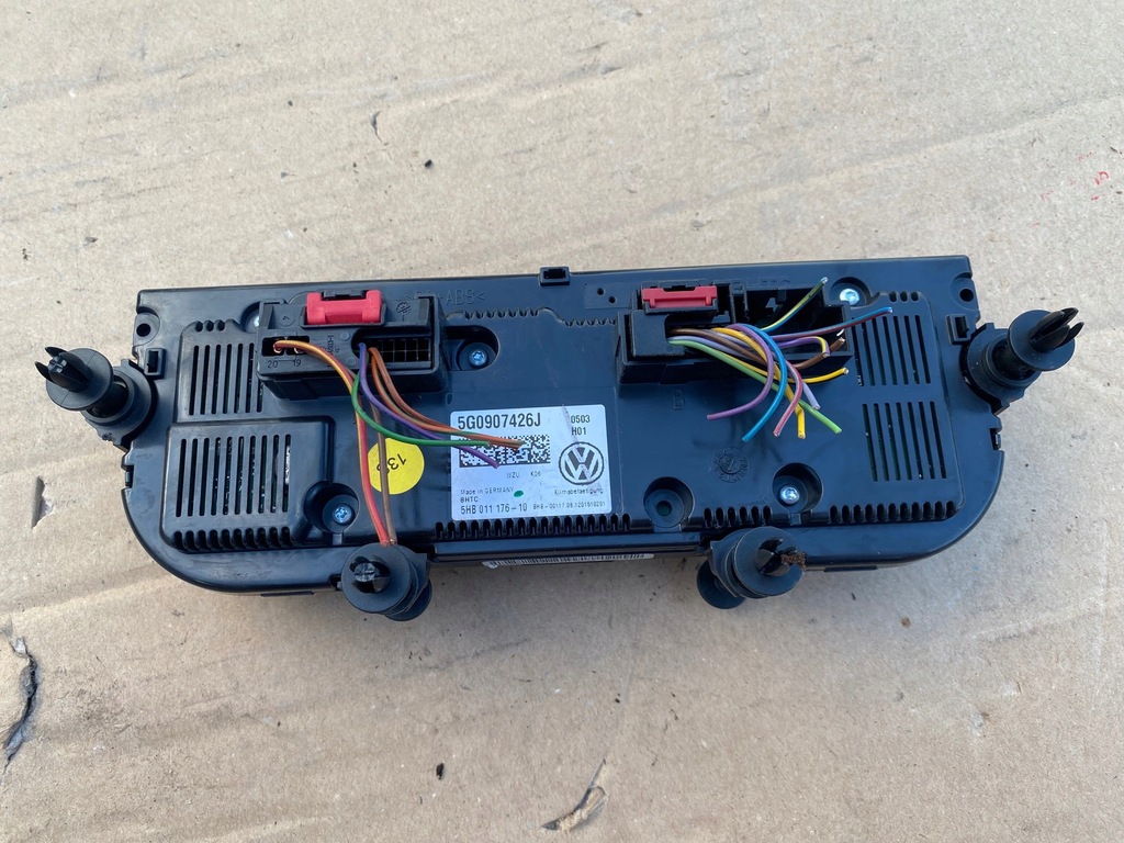 фото №12, Vw golf vii панель кондиционера 5g0907426j