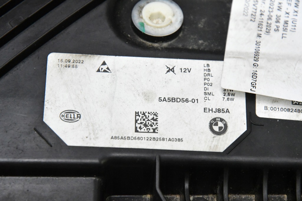 фото №7, Лампа права led bmw x1 u11 usa sae комплектна