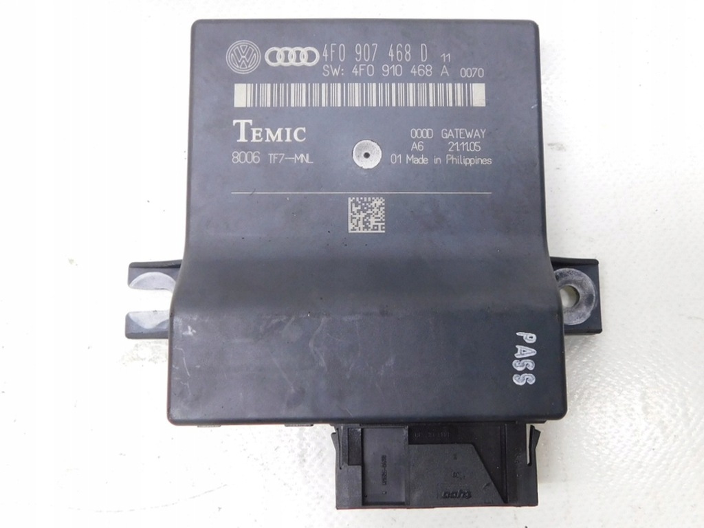 фото №10, Модуль шлюз - audi a6 c6 4f0907468d