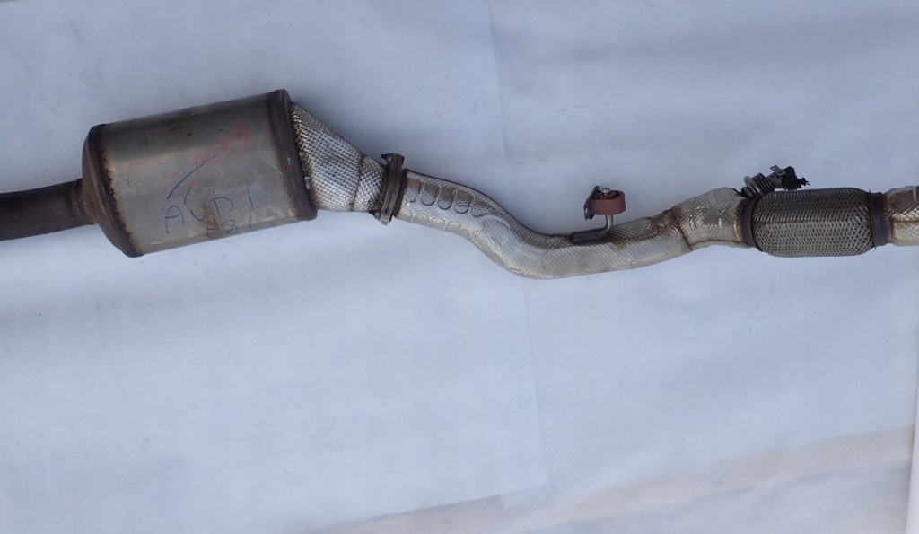 фото №3, Dw audi a8 каталізатор труба вихлопна 4h0254400a