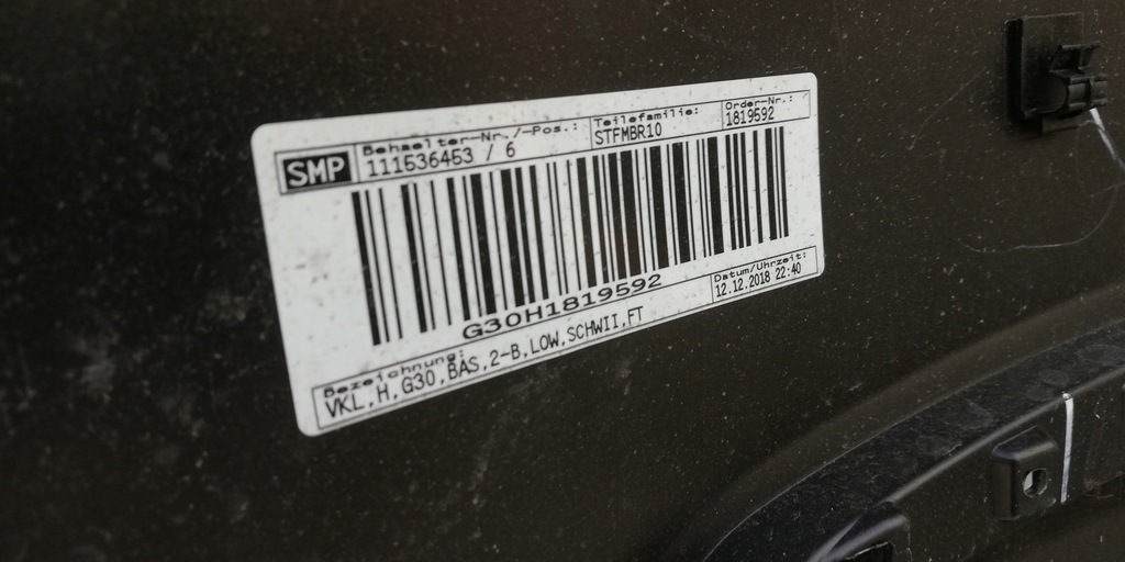 фото №14, Bmw 5 g30 sedan бампер задний задняя