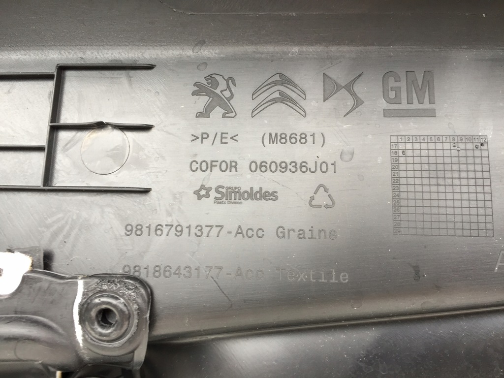 фото №4, Peugeot rifter обшивка обивка правый перед