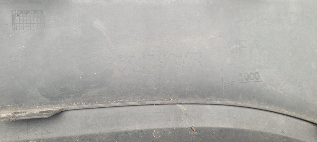 фото №8, Накладка бампера задняя спойлер renault scenic iv 4 диффузор накладка-спойлер // 1635