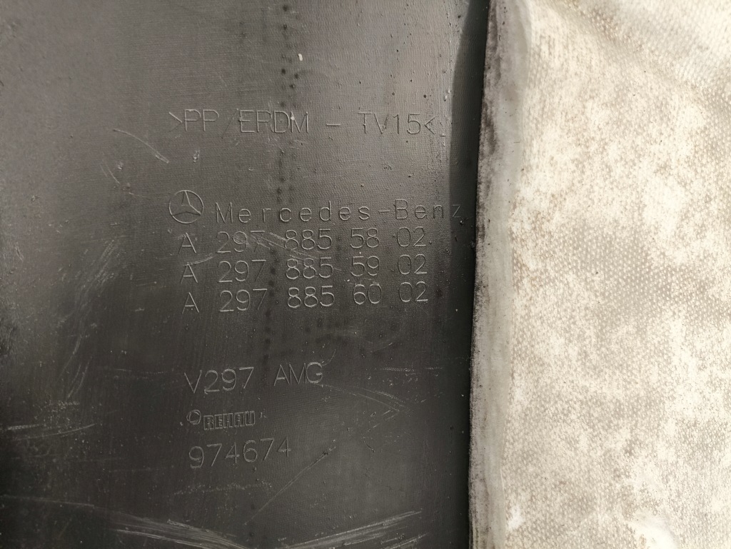 фото №12, Бампер задняя накладка бампера mercedes eqs amg w297 21- usa