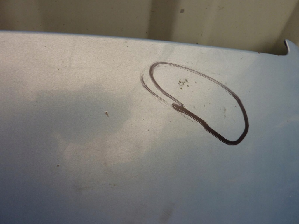 фото №13, Капот fiat multipla 2 ii 04-10r. голубой kod 792