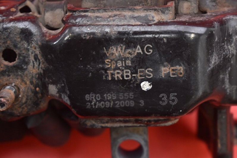 фото №7, Подушка кронштейн коробки передач левая cay 6r0199555 vw polo v 6r 1.6 tdi 75 km