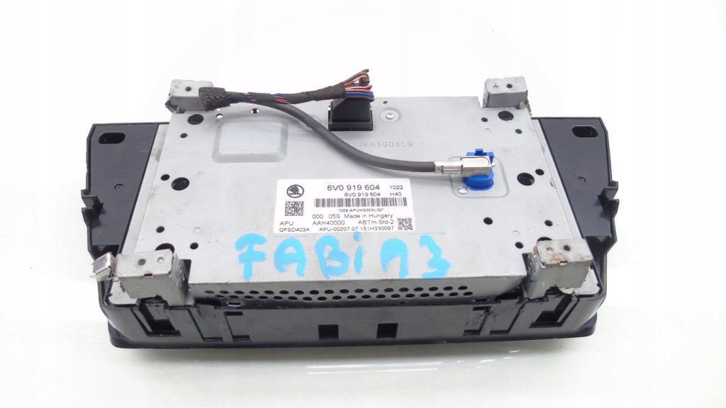 фото №5, Радио дисплей экран skoda fabia iii 6v0919604