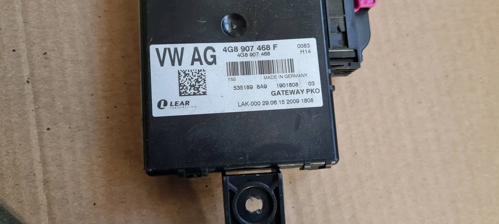 фото №9, A6 c7 4g lift модуль блок управления шлюз 4g8907468f a7 4g