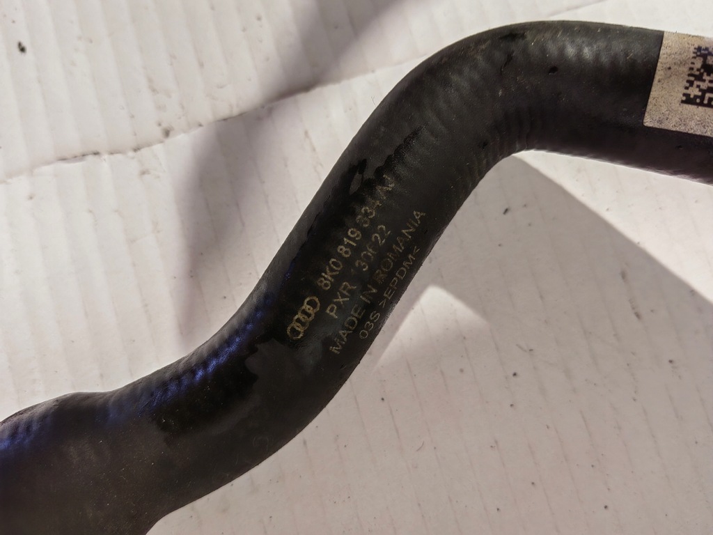 фото №14, Audi a5 8t 1.8tfsi wąż шланг дополнительная насос wody