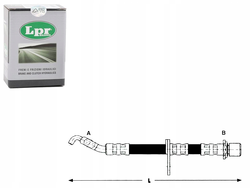 Купить Lpr шланг тормозной 90947w2049 9008094a61 hos350