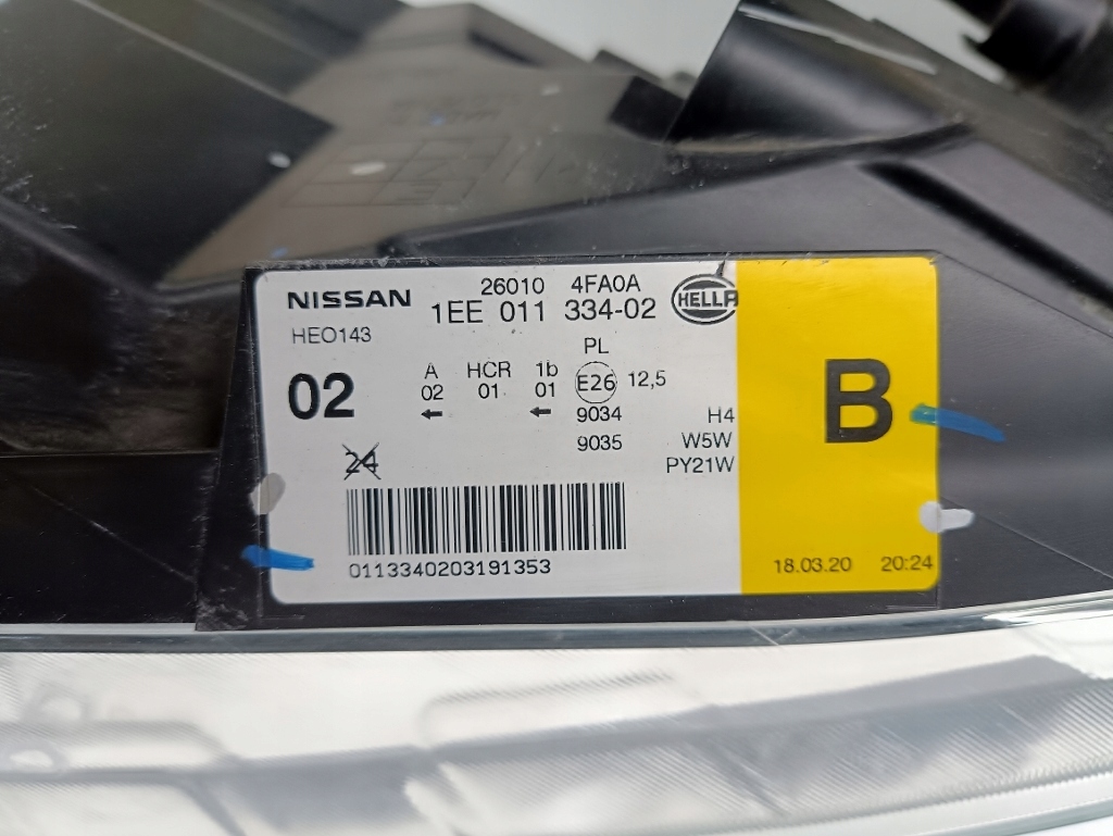 фото №7, Лампа правая nissan e-nv200 nv200 2014- 260104fa0a