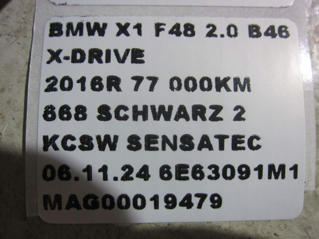 фото №9, Bmw x1 f48 панель приладів приладова консоль 6969855 head up czarna 51456969855
