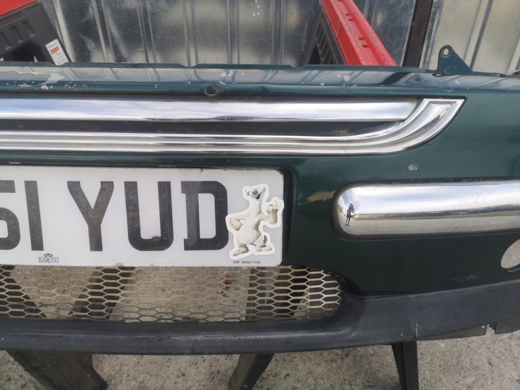 фото №6, Бампер перед mini r50 r52 01-04 przedlift 895/6 british racing green