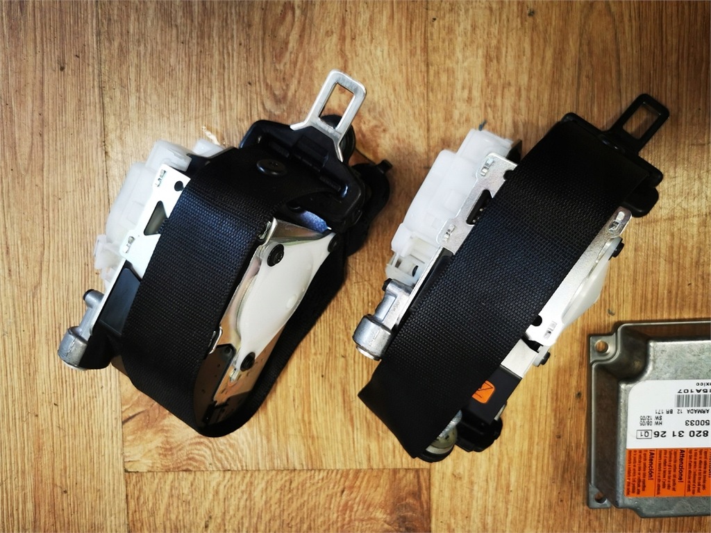 фото №12, Mercedes slk w171 r171 подушка безопасности подушки безопасности натяжители натяжители датчик демонтаж