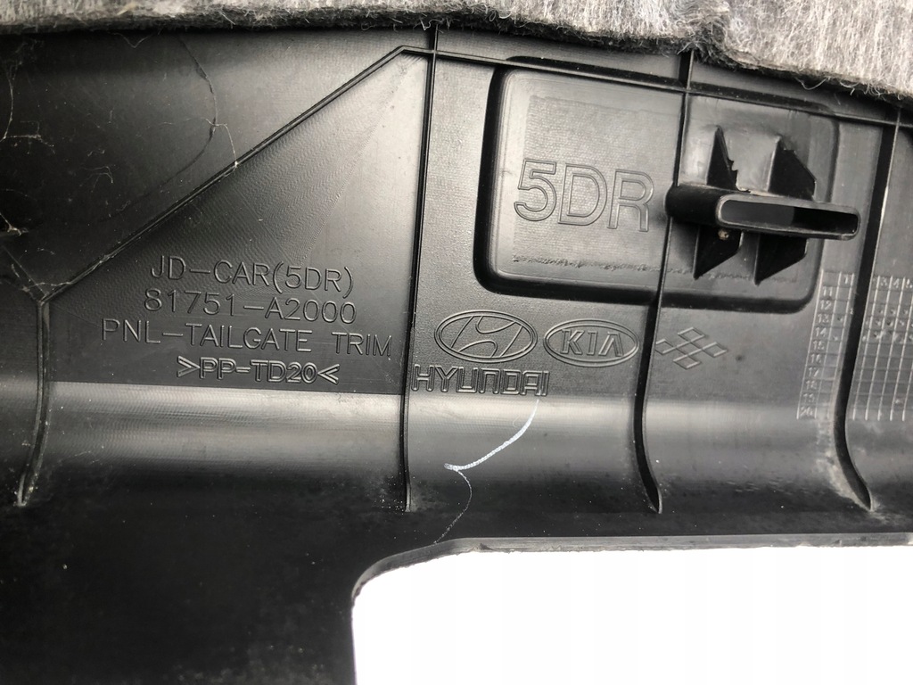 фото №9, Оббивка захист кришки багажника kia ceed ii hb