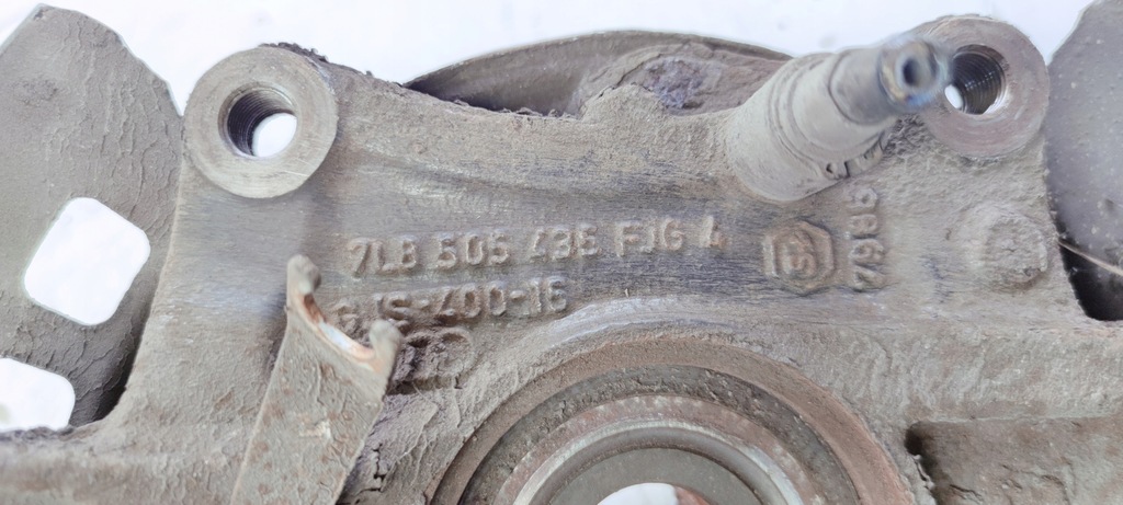 фото №5, Поворотный кулак левый задняя audi q7 4l touareg 7l8505435