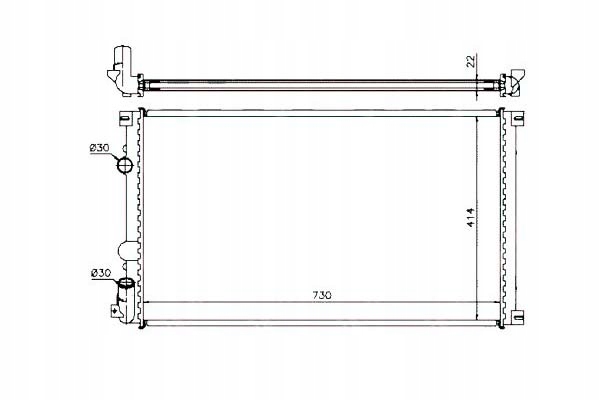 Nrf58321 радіатор renault master 1,9/2,2/2,5dci Ціна