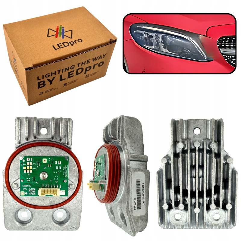 Купить Модуль led йожик  drl поворотник к mercedes klasa c w205 a2059068104 правая