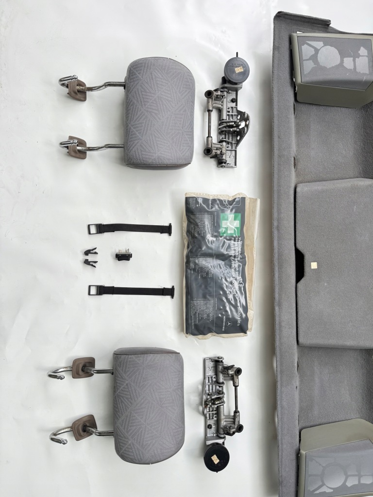 фото №6, Полиця задня mercedes w124 складний підголівники комплект набір