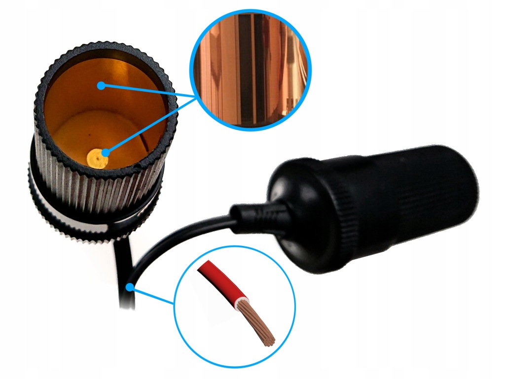 фото №2, Розподільник тройник прикурювача автомобільний