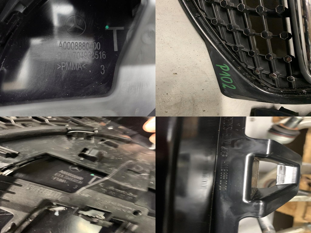 фото №11, Mercedes cla x118 c118 amg 19- diamond решётка радиатора