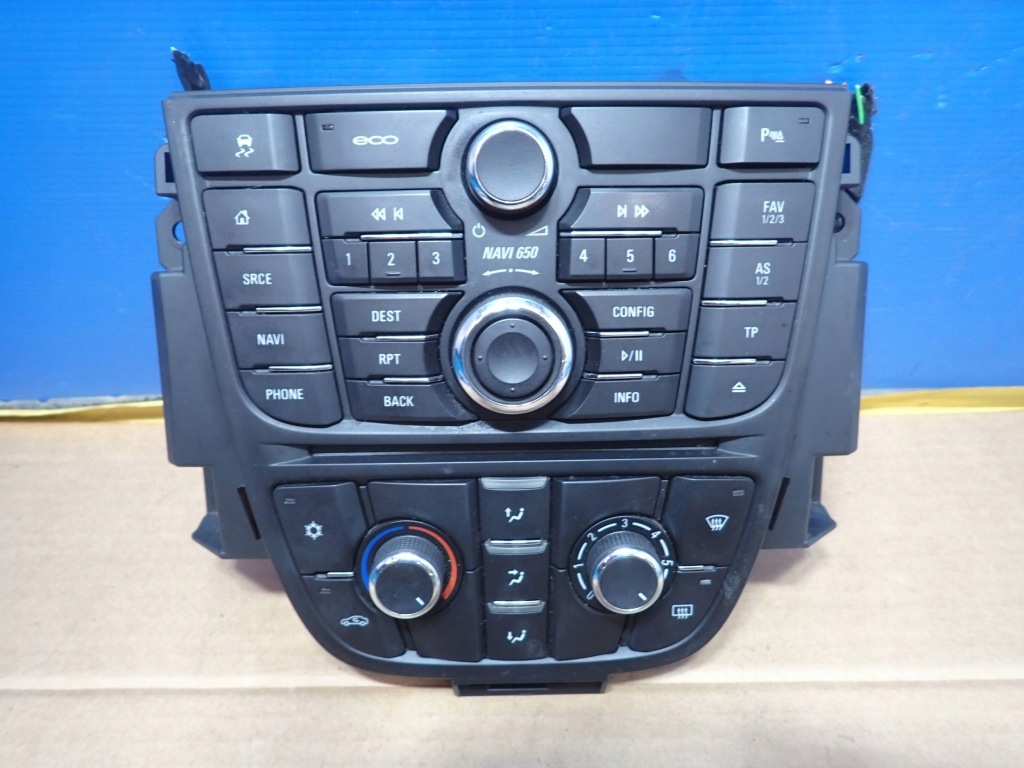 фото №1, Opel astra j панель радіо navi 650 13406665