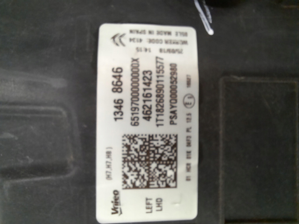 фото №10, Citroen c3 aircross 17- фара лівий лампа ліва перед передня 13468646