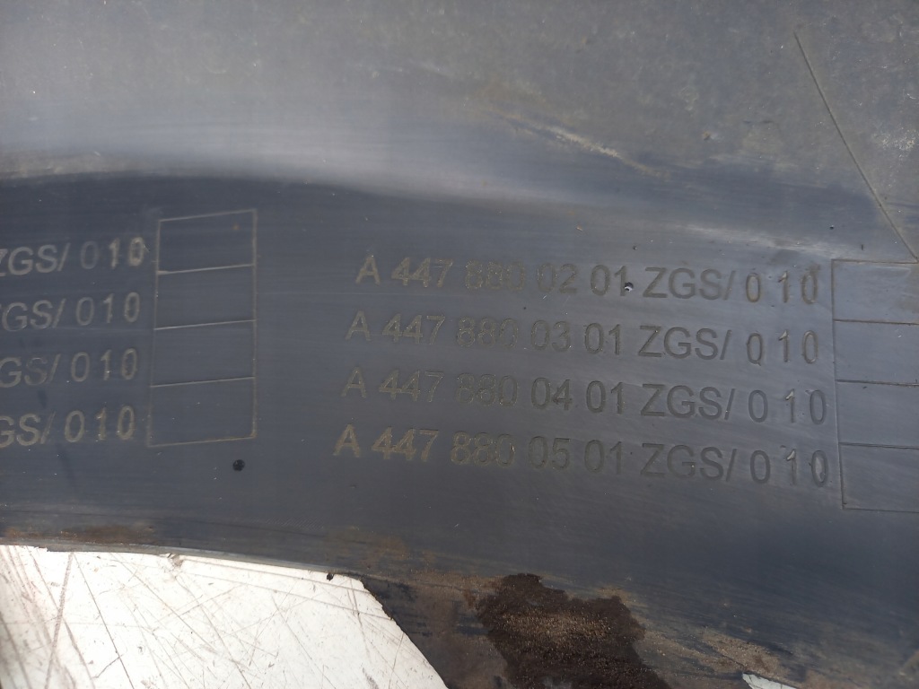 Бампер перед mercedes vito a447 6xpdc a4478809800 Оригінал