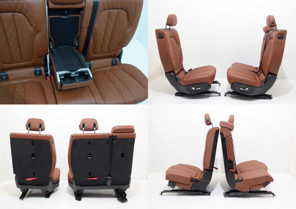 фото №10, Bmw x7 g07 lci обивка сиденья m заднее сиденье вентиляция массаж bowers карбон