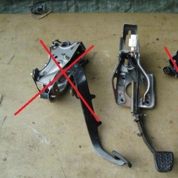 фото №1, Toyota corolla verso 04-09 педаль тормоза