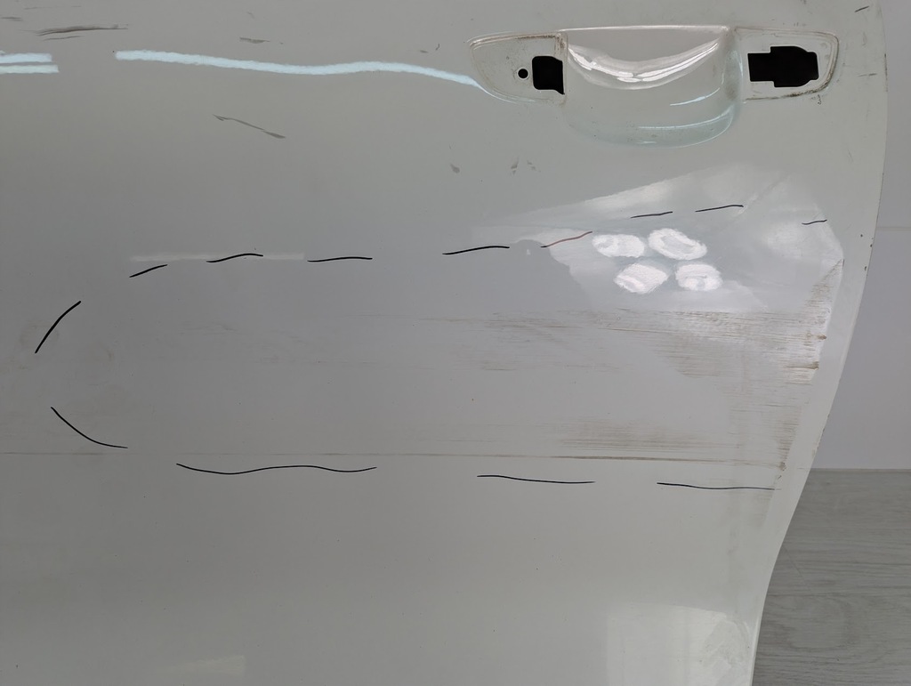 фото №9, Двері перед передні ліва b4b4 candy white vw scirocco iii 1k8831055f