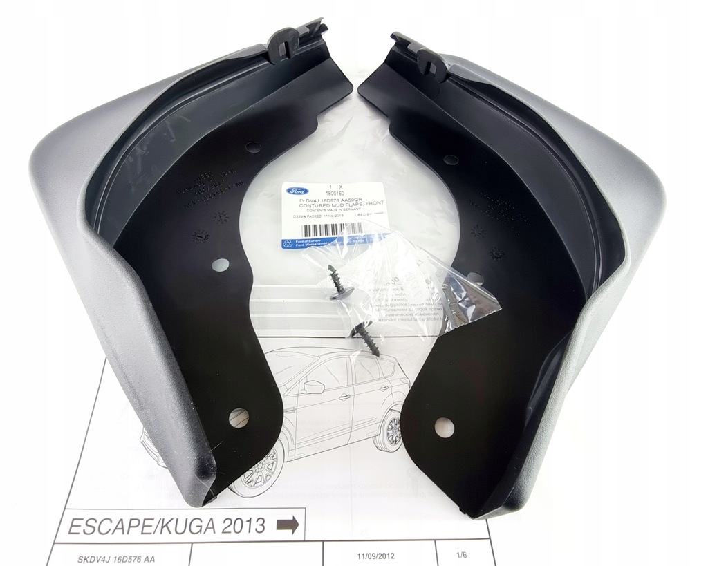 фото №9, Бризковики перед ford kuga od 05.11.12 do 20 _ 1800160 _ dv4j-16d576-aa59qr