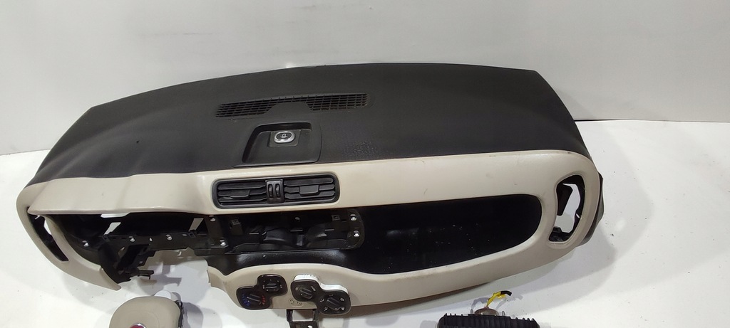 фото №8, Fiat panda 3 iii приборная панель консоль подушка безопасности ремни org