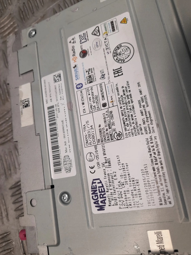 фото №2, Alfa romeo stelvio 50552417 автомобільна магнітола